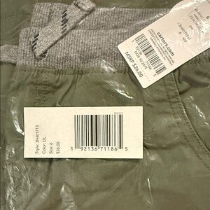 Carter's Olive Green Kids Bottoms
